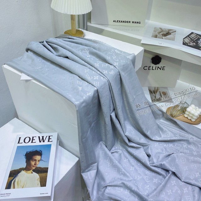 Louis Vuitton圍巾 路易威登真絲羊毛女士圍巾 LV2021最新限量幻彩披肩  mmj1363